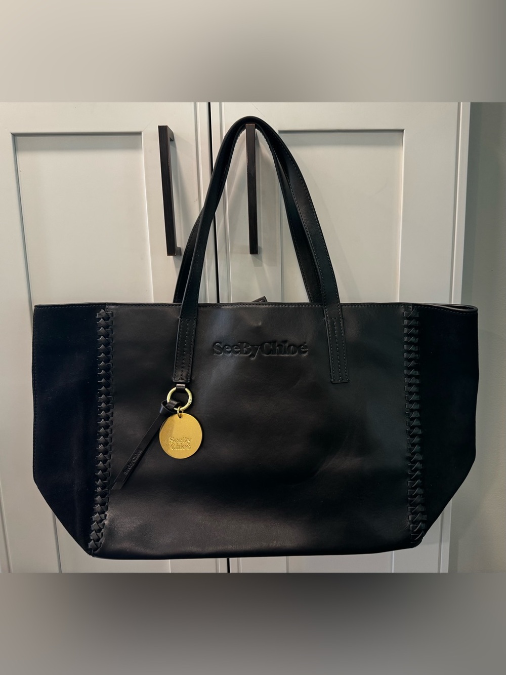 Authentic Chloe Black Tote "See By Chloe" See Description